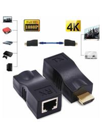 NIVATECH NTC-FY1030 30 METRE HDMI EXTENDER TX-RX  (BAKIR KABLO İLE)